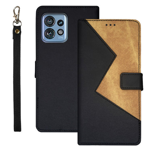 IDEWEI For Motorola Moto X40 5G / Edge 40 Pro 5G / Edge+ (2023) Case Splicing Color Phone Cover with Card Slots