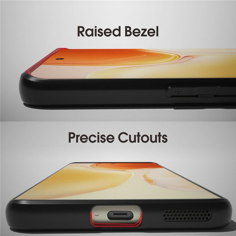 IBMRS Phone Case for Oppo Reno9 Pro 5G / Reno9 5G Raised Bezel TPU+PC Phone Cover