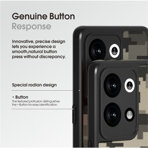 IBMRS Phone Case for Oppo Reno9 Pro 5G / Reno9 5G Raised Bezel TPU+PC Phone Cover