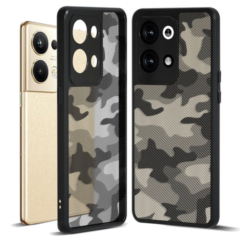 IBMRS Phone Case for Oppo Reno9 Pro 5G / Reno9 5G Raised Bezel TPU+PC Phone Cover