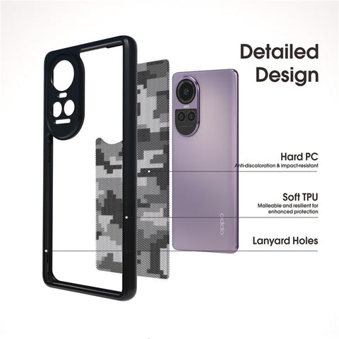 IBMRS For Oppo Reno10 5G (Global) / Reno10 Pro 5G (Global) Case TPU+PC Shockproof Phone Cover