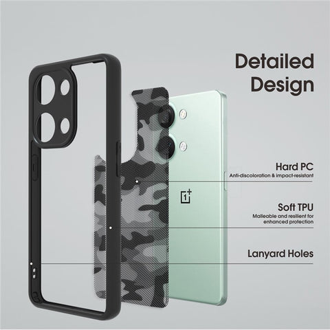 IBMRS TPU+PC Phone Cover for OnePlus Nord 3 5G / Ace 2V Cases Shockproof Phone Shell