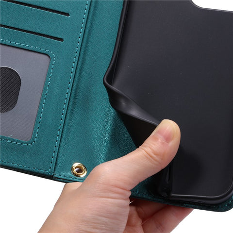 For Samsung Galaxy S20 FE / S20 FE 5G / S20 FE 2022 / S20 Lite Case Leather Wallet Cover with Straps