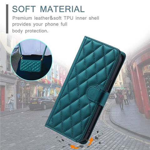 For Samsung Galaxy S20 FE / S20 FE 5G / S20 FE 2022 / S20 Lite Case Leather Wallet Cover with Straps