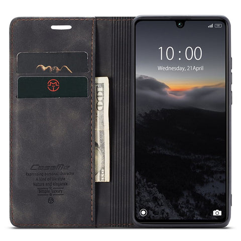 CASEME 013 Series For Xiaomi Redmi 13C 4G / Redmi 13C 5G / Poco C65 4G Case Leather Flip Stand Phone Cover