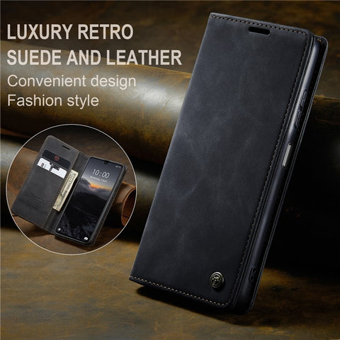 CASEME 013 Series For Xiaomi Redmi 13C 4G / Redmi 13C 5G / Poco C65 4G Case Leather Flip Stand Phone Cover