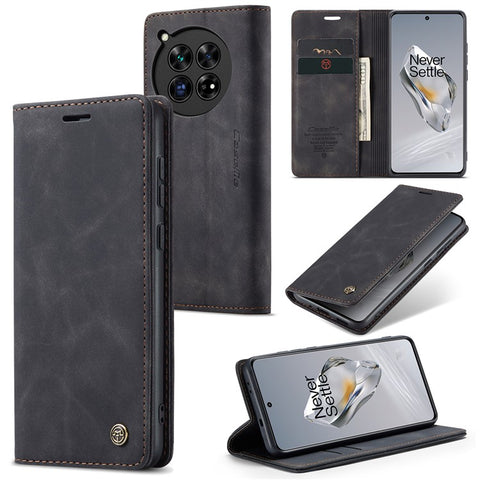 CASEME 013 Series For OnePlus 12 5G Case Business Style Card Slots Cell Phone Cover