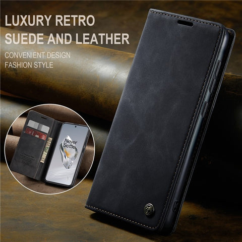 CASEME 013 Series For OnePlus 12 5G Case Business Style Card Slots Cell Phone Cover