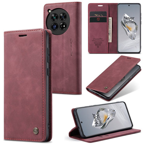 CASEME 013 Series For OnePlus 12 5G Case Business Style Card Slots Cell Phone Cover