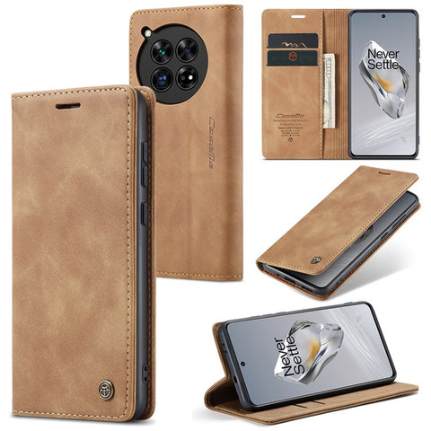CASEME 013 Series For OnePlus 12 5G Case Business Style Card Slots Cell Phone Cover
