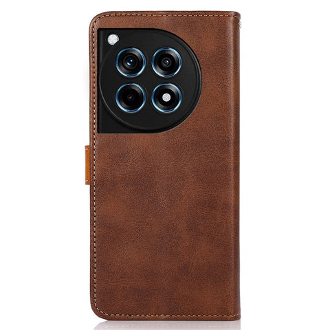 KHAZNEH For OnePlus Ace 3 5G / 12R 5G Case PU Leather Shockproof TPU Shell Folio Cover