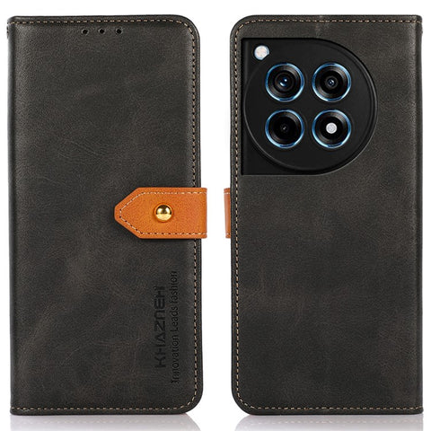 KHAZNEH For OnePlus Ace 3 5G / 12R 5G Case PU Leather Shockproof TPU Shell Folio Cover