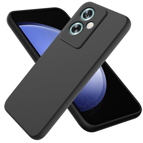 For OnePlus Nord N30 SE 5G Liquid Silicone Case Fiber Lining Phone Cover with Strap