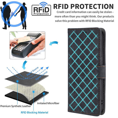 For Huawei nova 13 4G / nova 13 5G / nova 12 5G Phone Case RFID Blocking Wallet PU Leather Shockproof Cover