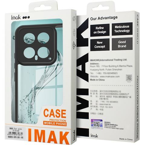 IMAK UX-9A Series for Oppo Reno11 (China) 5G / Reno11 Pro 5G (Global) Case Anti-Drop Clear PC+TPU Phone Cover