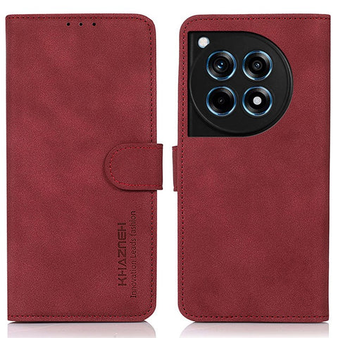 KHAZNEH For OnePlus 12R 5G / Ace 3 5G Mobile Phone Stand Case Wallet Phone Cover with Card Holder