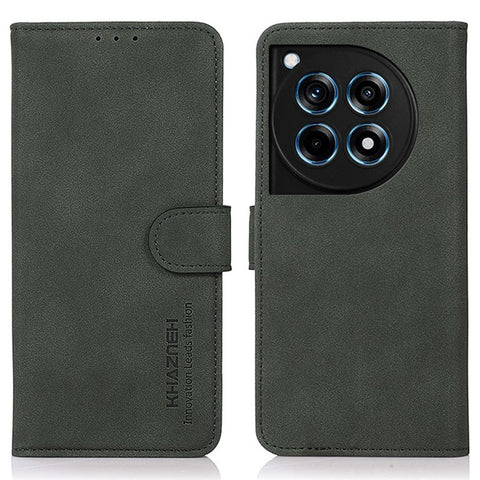KHAZNEH For OnePlus 12R 5G / Ace 3 5G Mobile Phone Stand Case Wallet Phone Cover with Card Holder