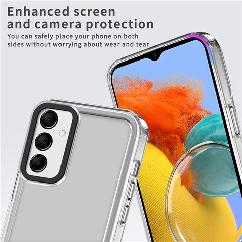 For Samsung Galaxy M14 5G / F14 5G Case Four Corner Protection PC+TPU Phone Cover