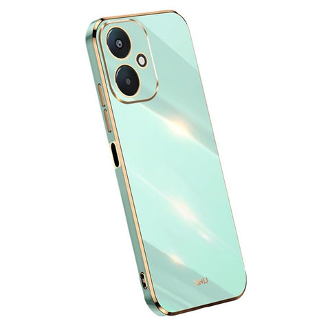 XINLI For Xiaomi Redmi 13C 5G / 13R 5G / Poco M6 5G Case Electroplating Edge TPU Phone Back Cover