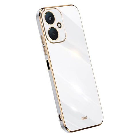 XINLI For Xiaomi Redmi 13C 5G / 13R 5G / Poco M6 5G Case Electroplating Edge TPU Phone Back Cover