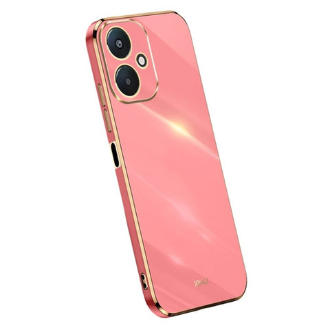 XINLI For Xiaomi Redmi 13C 5G / 13R 5G / Poco M6 5G Case Electroplating Edge TPU Phone Back Cover