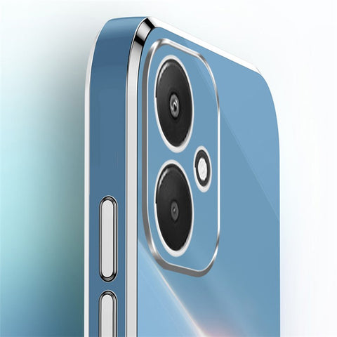 XINLI For Xiaomi Redmi 13C 5G / 13R 5G / Poco M6 5G Case Electroplating Kickstand Soft TPU Phone Cover