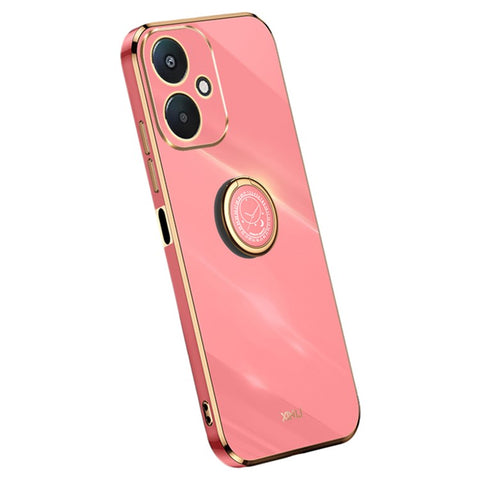 XINLI For Xiaomi Redmi 13C 5G / 13R 5G / Poco M6 5G Case Electroplating Kickstand Soft TPU Phone Cover