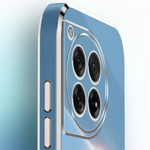 XINLI For OnePlus Ace 3 5G / 12R 5G Case Ring Kickstand Electroplated TPU Cover