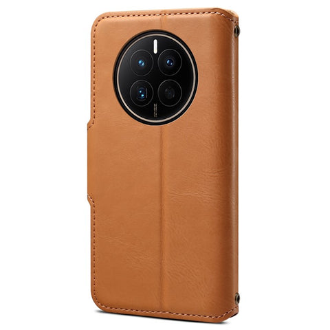 DENIOR For Huawei Mate 50 4G Case Leather Wallet Phone Cover Full Protection