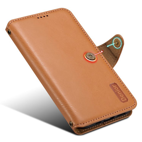 DENIOR For Huawei nova 11 / nova 12s 4G / nova 12 Lite 4G Leather Case with Card Slot Wallet Phone Cover Protector