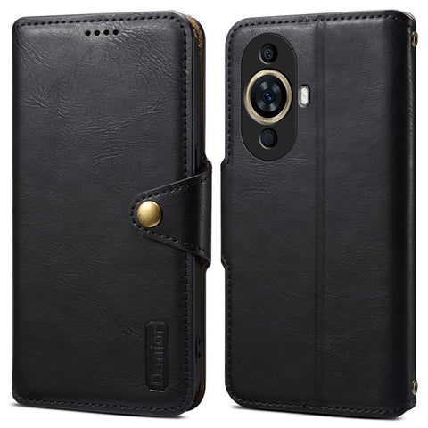 DENIOR For Huawei nova 11 / nova 12s 4G / nova 12 Lite 4G Leather Case with Card Slot Wallet Phone Cover Protector