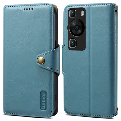 DENIOR For Huawei P60 / P60 Pro Case Wallet Leather Phone Cover Magnetic Clasp