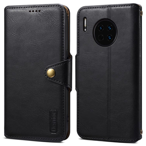 DENIOR For Huawei Mate 30 4G Leather Case Anti-scratch Wallet Phone Cover