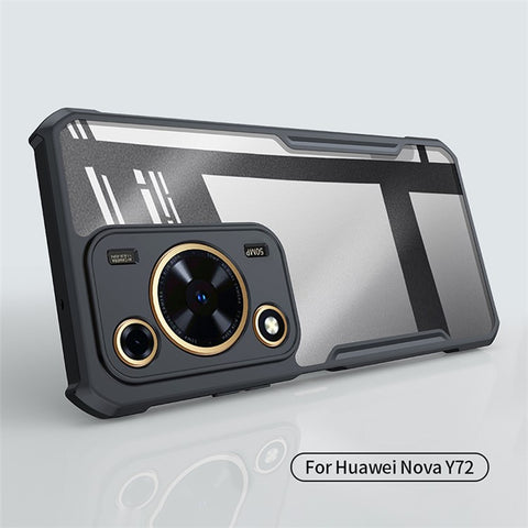 XUNDD For Huawei Enjoy 70 4G / nova Y72 4G Case TPU+Acrylic Anti-Scratch Clear Back Phone Cover