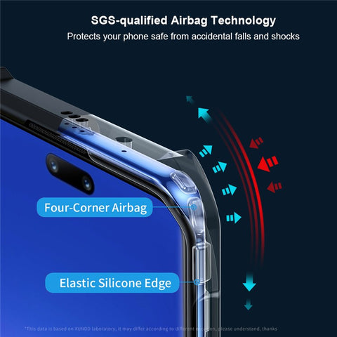 XUNDD For Huawei nova 12 5G Case Airbag Protective TPU+Acrylic Phone Cover