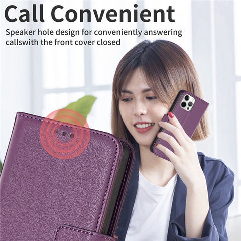 BINFEN COLOR BF17 For Xiaomi Redmi A3 4G / Poco C61 4G Case Leather Folio Wallet Phone Cover