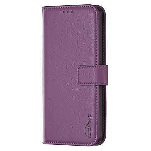 BINFEN COLOR BF17 For Xiaomi Redmi A3 4G / Poco C61 4G Case Leather Folio Wallet Phone Cover