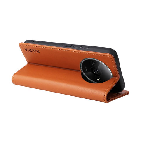 YIKATU YK-001 For Xiaomi Redmi A3 4G / Poco C61 4G Case Hidden Magnetic Adsorption Leather Phone Cover