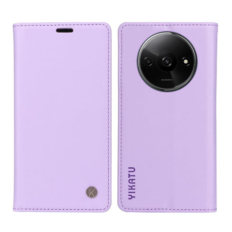 YIKATU YK-001 For Xiaomi Redmi A3 4G / Poco C61 4G Case Hidden Magnetic Adsorption Leather Phone Cover