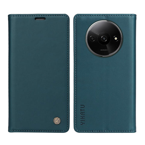 YIKATU YK-001 For Xiaomi Redmi A3 4G / Poco C61 4G Case Hidden Magnetic Adsorption Leather Phone Cover