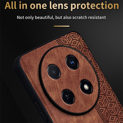AZNS For Huawei Enjoy 70 Pro Case Anti-Scratch PU Leather Coated TPU Phone Cover