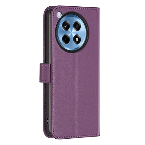 BINFEN COLOR BF17 For OnePlus 12R 5G / Ace 3 5G Wallet Case Magnetic Closing Stand Phone Cover