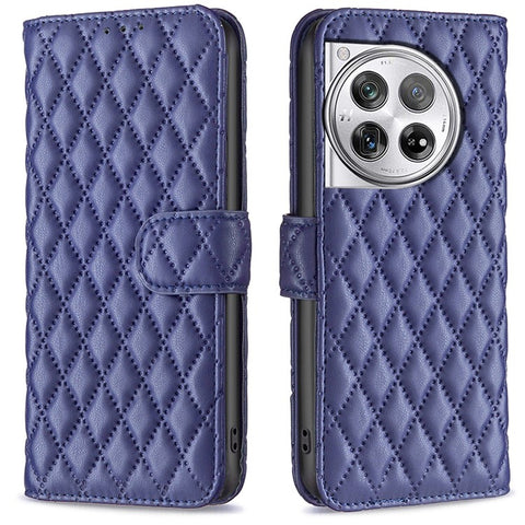 BINFEN COLOR BF Style-14 For OnePlus 12R 5G / Ace 3 5G Case PU Leather Stand Shockproof Protective Phone Cover
