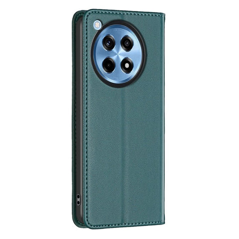 BINFEN COLOR BF18 For OnePlus 12R 5G / Ace 3 5G Case Magnetic Closure Leather Folio Phone Cover