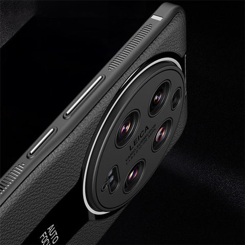 Q.COO For Xiaomi 13 Ultra Mobile Phone Cover TPU+Acrylic+PU Leather Cell Phone Case