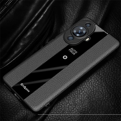 Q.COO For Huawei nova 11 / nova 12s 4G / nova 12 Lite 4G Shockproof Cover PU Leather+TPU+Acrylic Mobile Phone Case