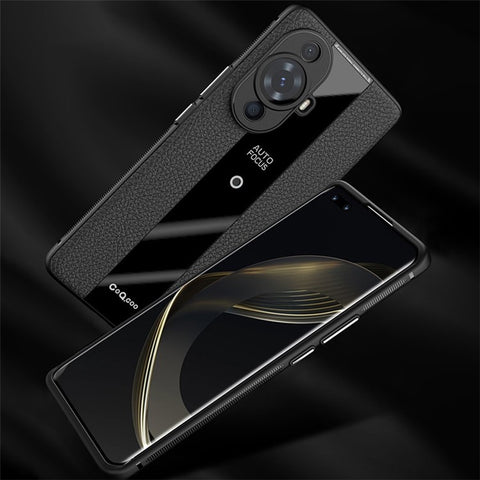 Q.COO For Huawei nova 11 Pro / nova 11 Ultra Case Non-slip TPU+Acrylic+Leather Phone Protector