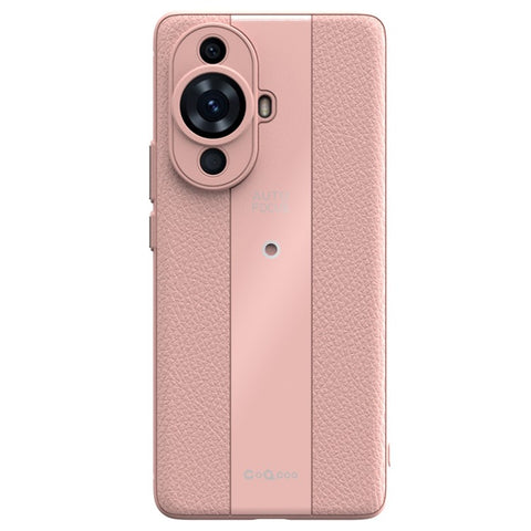 Q.COO For Huawei nova 11 Pro / nova 11 Ultra Case Non-slip TPU+Acrylic+Leather Phone Protector