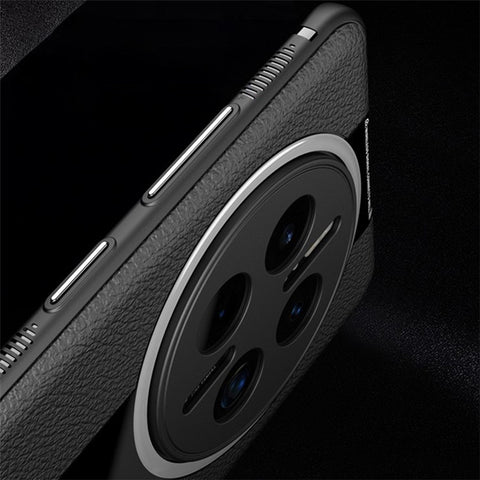 Q.COO For Huawei Mate 50 Pro 4G Case PU Leather+TPU+Acrylic Anti-collision Phone Shell