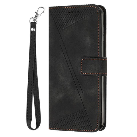 For Motorola Moto G Play 5G (2024) / Moto G 5G (2024) Shockproof Case Triangle Imprinted Leather Phone Cover